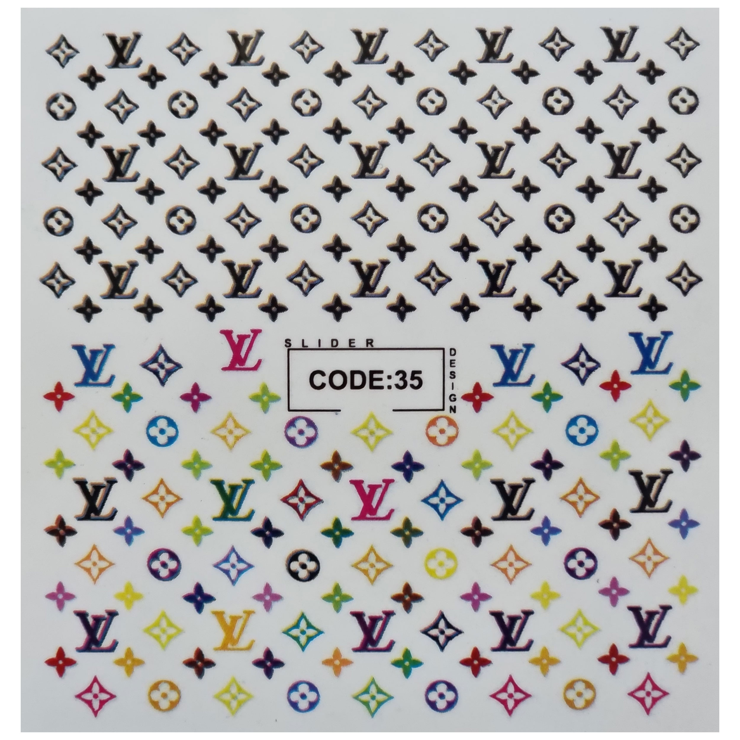 لنز ناخن مدل code35